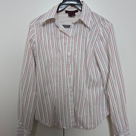 Zara Basic Striped Shirt - Picture 1 of 3